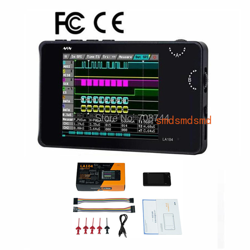 Oscilloscope Dso Mini - Analyseur logique numérique LA104 Mini DSO,