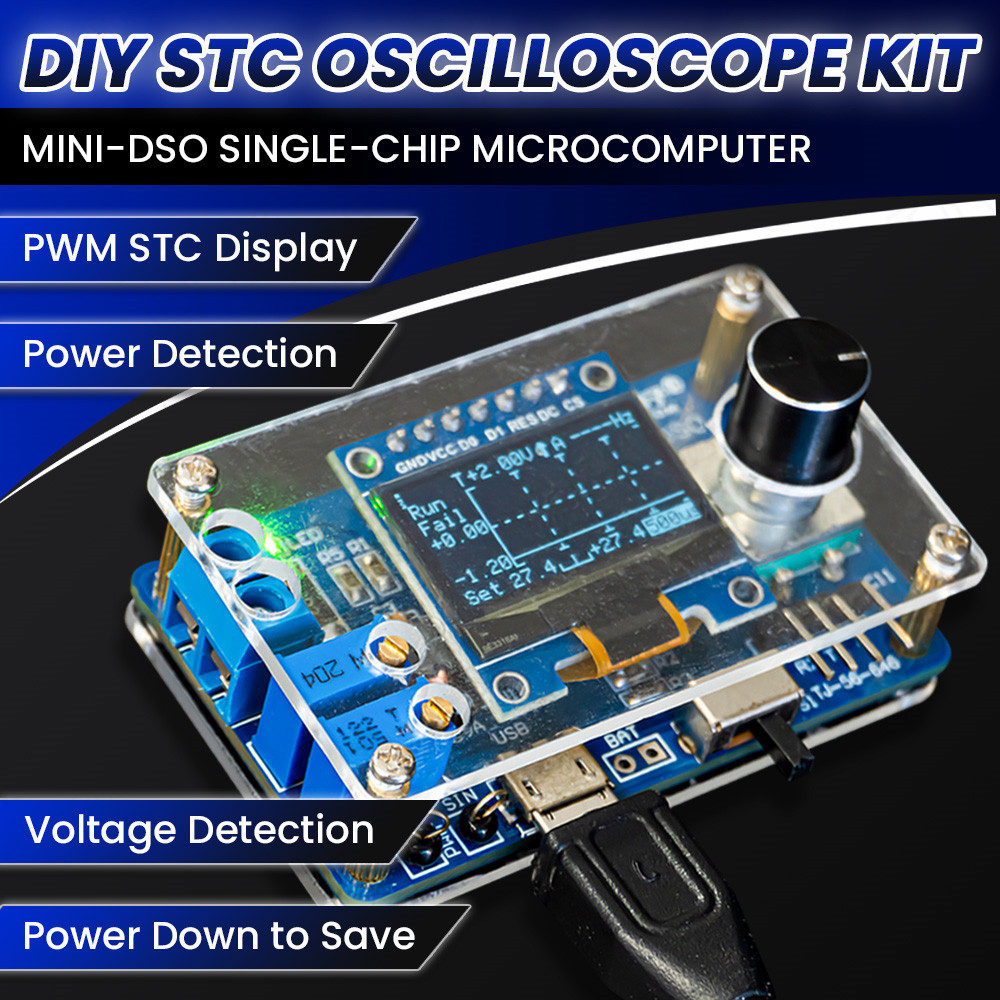 Oscilloscope Dso Mini - Mini Oscilloscope numérique à monter soi-même,