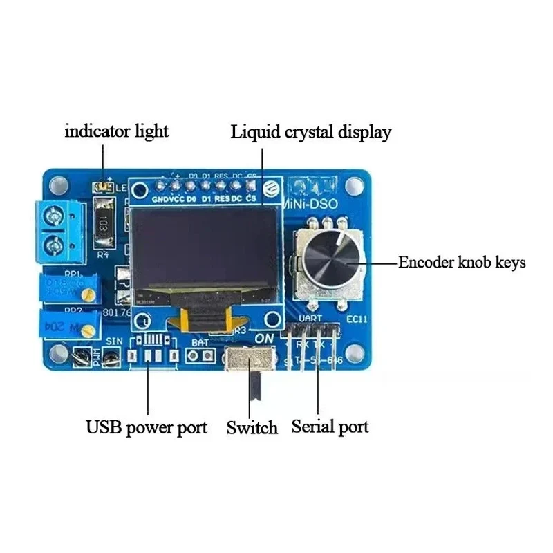 STC8K8A Kit de microcontrôleur - Oscilloscope Dso Mini avis et prix
