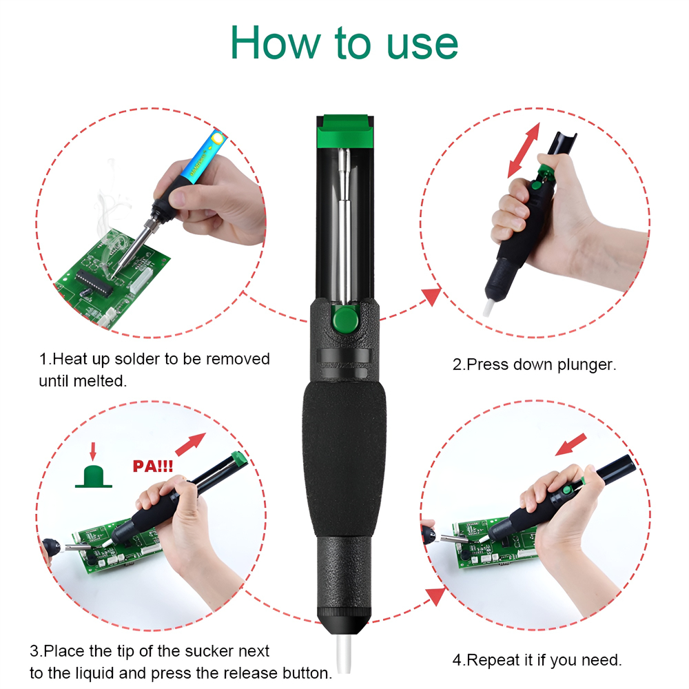 Pompe à dessouder en métal, pi - Desoldering Pump Solder avis et prix