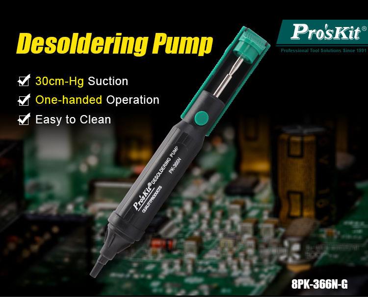 Pistolet à dessouder Pro'sKit  - Desoldering Pump Solder avis et prix