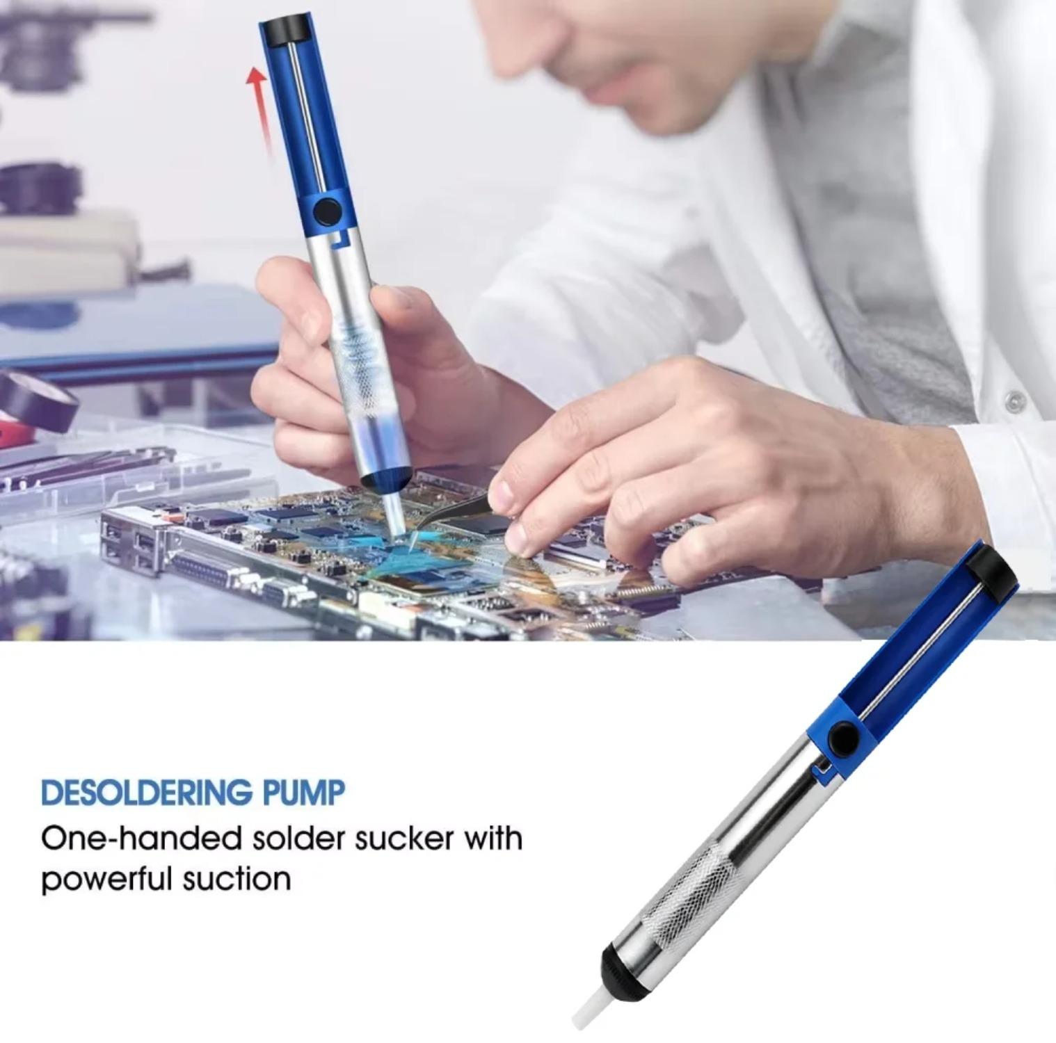 Pompe à dessouder en aluminium - Desoldering Pump Solder avis et prix