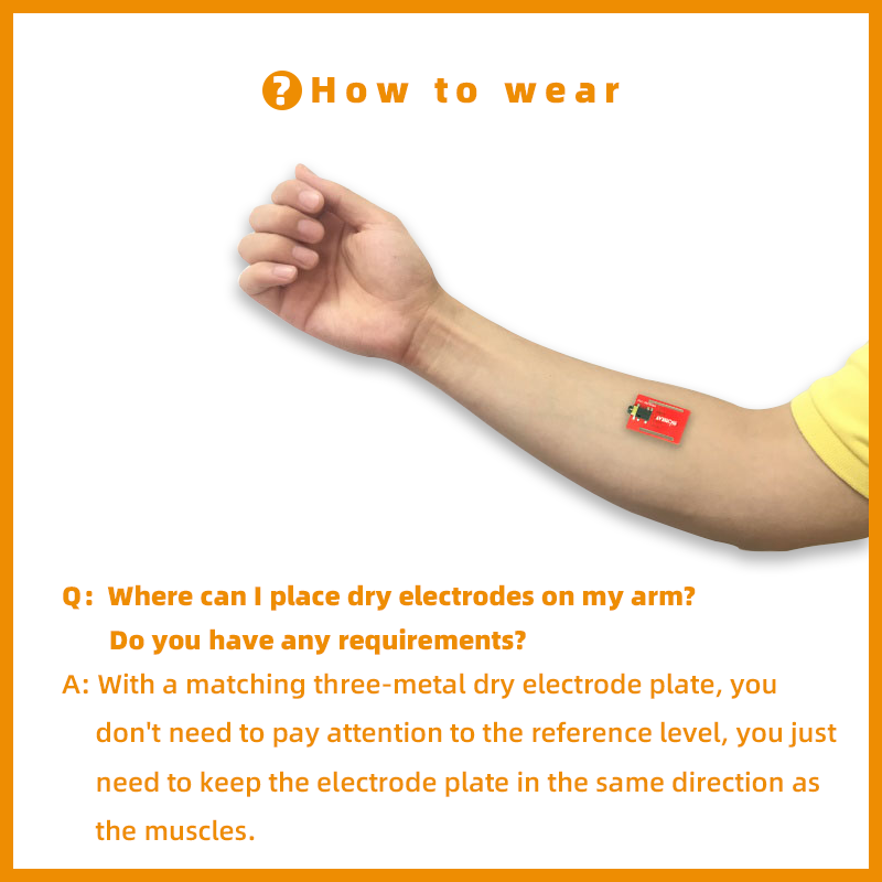 Biosensor-Électrode sèche port - Diy Wearable Electronics avis et prix