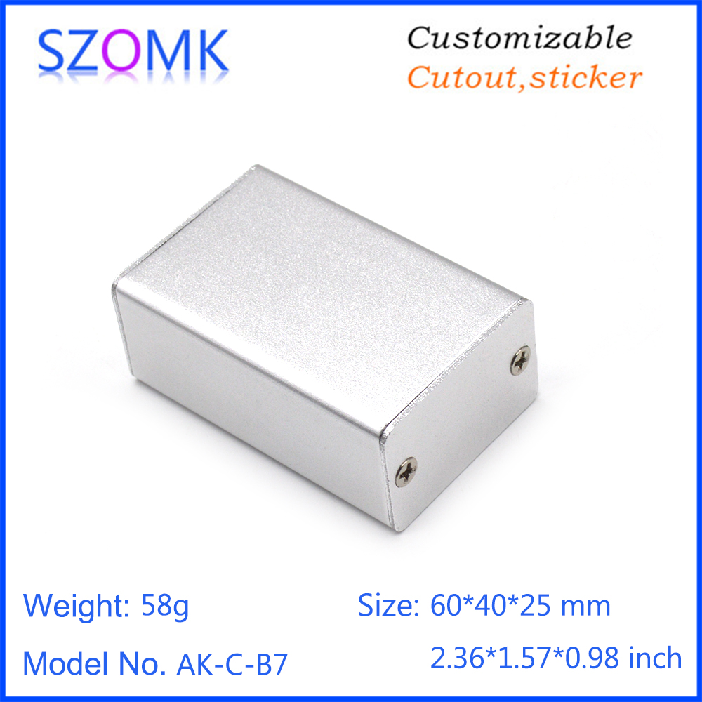 Boîtier en aluminium argenté p - Diy Electronics To Sell avis et prix